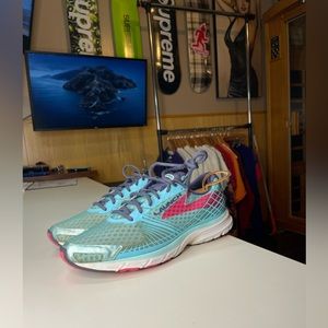 Brooks Launch 3 Blue Pink Women's Athletic Shoes Sneakers Running Size 10 b